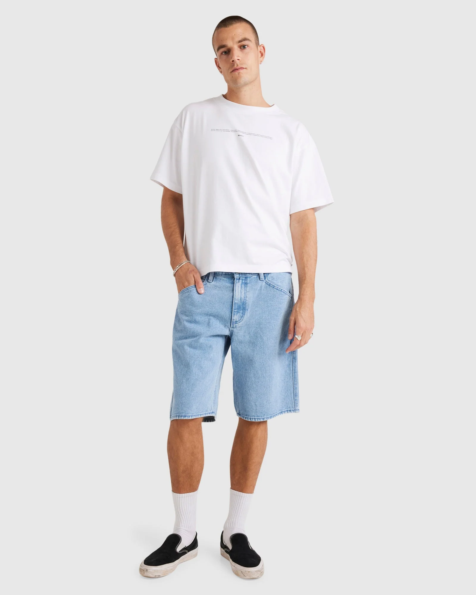 Mens Americana Denim Shorts - Image 5